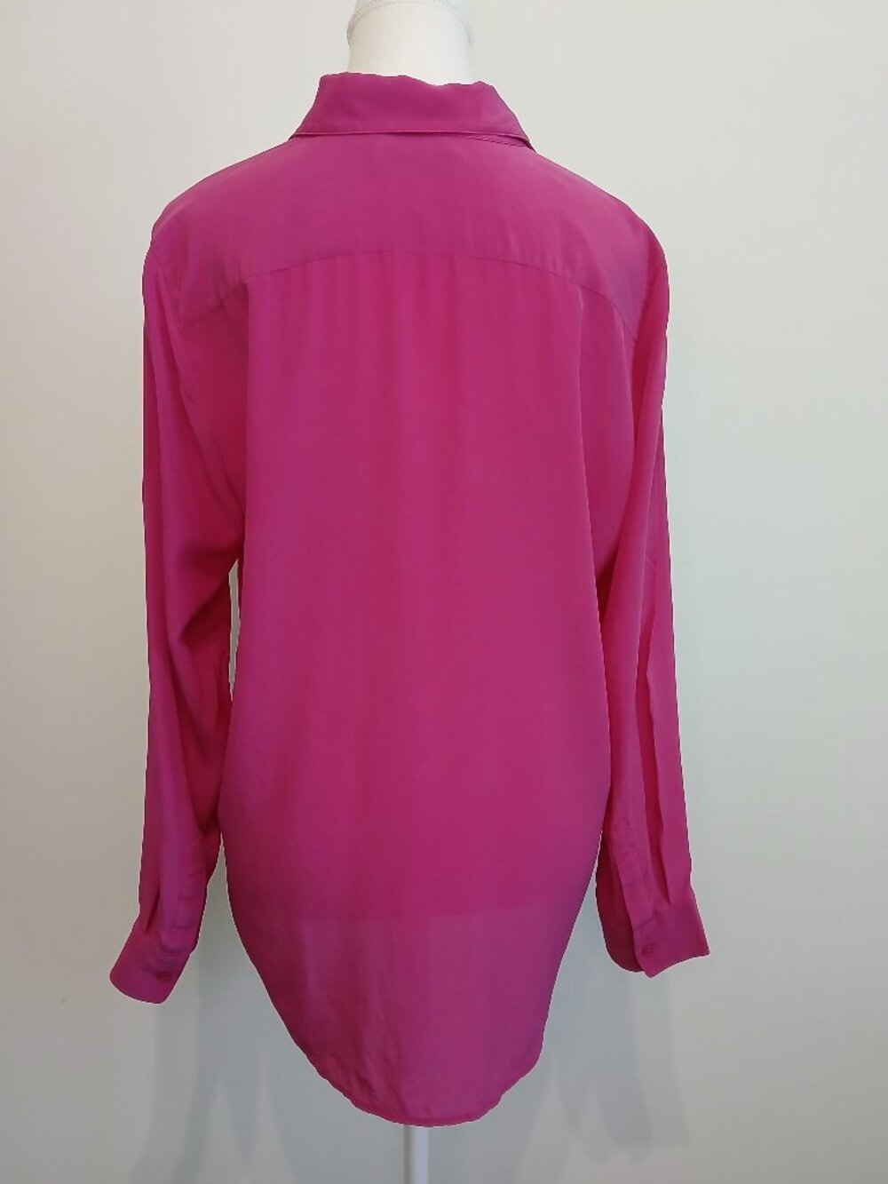 Aritzia Babaton Essential Silk Shirt in Granita Pink Large - Picture 5 of 10